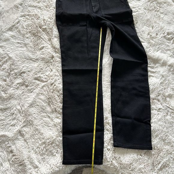 Good American Fit For Success Denim Straight Leg Jumpsuit Black Size 2/ M - Picture 8 of 8